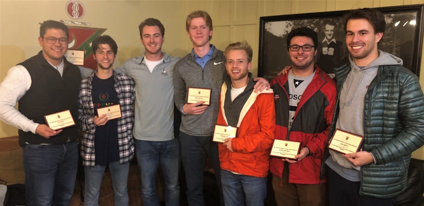 2019 Kappa Sigma at Denison Endowment Award Winners